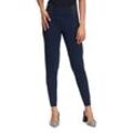 Stoffhose BETTY BARCLAY "Betty Barclay Basic-Hose mit elastischem Bund" Gr. 36, Normalgrößen, blau (dunkelblau), Damen, Obermaterial: 70% Viskose, 26% Polyamid, 4% Elasthan., Hosen, Bunddetail