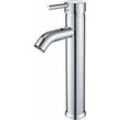 Lablanc - Badezimmer-Wasserhahn, Einhebel-Waschtischmischer, moderner hoher Waschtisch-Wasserhahn, massiver Messing-Waschtisch-Wasserhahn,