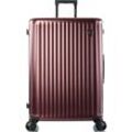 Hartschalen-Trolley HEYS "Smart Luggage, 76 cm" Gr. B/H/T: 52cm x 76cm x 30cm 109 l, rot (burgundy) Koffer Heys x Joachim Llambi Smart Gepäck mit App-Funktion