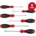 Schraubendreher Set SoftFinish® (27746) 6 tlg. i Schraubenzieher Satz für Alltag, Handwerk, Industrie i Schraubwerkzeug torx® MagicSpring® - Wiha