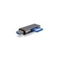 RaidSonic ICY BOX® IB-CR200-C Multi-microSD, SD, MultiMediaCard-Kartenleser grau