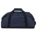 Reisetasche SAMSONITE "ECODIVER DUFFLE S", Gr. B/H/T: 55cm x 24cm x 31cm, blau (blau nights), PET, Taschen, Travelbag Reise Reisegepäck wasserfest reflektierend