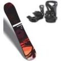 Snowboard F2 "FTWO Reverse 01 MAN Sunset 21/22" Gr. 157, bunt (schwarz, blau, sunset cooper, weiß), Snowboards, 157, Holzwerkstoff