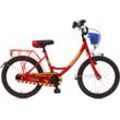 Kinderfahrrad BACHTENKIRCH "18" Feuerwehr" Gr. 31, rot (rot, rot), Fahrräder, Kinder, 31cm, 18 Zoll (45,72cm)