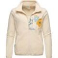 Sweatjacke RAGWEAR "Appolo", Damen, Gr. 5XL (50), beige, Fleece, Material: 100% Polyester, modisch, lässig geschnitten hüftlang, hoch geschlossener Ausschnitt, Langarm Ärmel ohne Ärmelschlitz normaler Saum mit Gummizug, Sweatjacken, Modische Fleecejacke mit Stehkragen