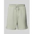 Regular Fit Sweatshorts mit Logo-Stitching Modell 'BEACH'