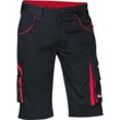 Fortis - Herren Bermuda 24, schwarz/rot Gr.50