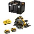 Handkreissäge Dewalt DCS579X2 FlexVolt (2 x 54V/18V 9,0 Ah + DCB118 + tstak vi)