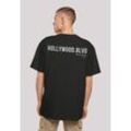 T-Shirt F4NT4STIC "Hollywood blvd OVERSIZE TEE" Gr. 4XL, schwarz, Herren, Obermaterial: 100% Baumwolle, Shirts, Print