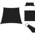 Vidaxl - Sonnenschirme & Sonnenschutze - Living Sonnensegel Oxford-Gewebe Trapezform 4/5x4 m Schwarz - Schwarz