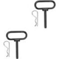 Lntyq - 2 Sets Rasenmäher Anschluss Pins Reiten Rasenmäher Hitch Zubehör Anhängerkupplung Empfänger Pin Hitch Pin