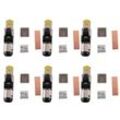 6 Pack Werkzeuglos Geschirmter RJ45 Cat 8, Cat8 Feld Abschluss Stecker, Stecker