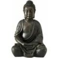 Buddha Figur Garten Außen Dekoration Kunstharz Skulptur braun Wohn Zimmer Statue Boltze 2445800