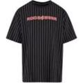 T-Shirt ROCAWEAR "Rocawear Herren Rocawear Coles T-Shirt" Gr. 3XL, schwarz, Herren, 100% Baumwolle, gestreift, Shirts