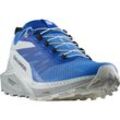 Trailrunningschuh SALOMON "SENSE RIDE 5", Gr. 42, blau (lapis blau), Textil, Synthetik, sportlich, Schuhe, mit Schnellschnürsystem