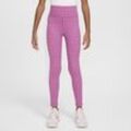 Nike One Dri-FIT-Leggings mit hohem Taillenbund für ältere Kinder (Mädchen) - Lila