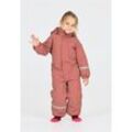 Schneeoverall ZIGZAG "Vally" Gr. 104, EURO-Größen, rosa (altrosa) Kinder Overalls mit wasser- und winddichter TPU-Membran