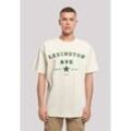 T-Shirt F4NT4STIC "Lexington Ave OVERSIZE TEE" Gr. 4XL, beige (sand), Herren, Obermaterial: 100% Baumwolle, Shirts, Print