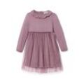 Kinder-Strickkleid - Violett - Kinder - Gr.: 98/104