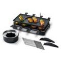 2-in-1-Raclette-und-Fondue - Silber