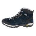 Wanderschuh BRÜTTING "Trekkingstiefel Mount Bona High", Gr. 39, blau, Veloursleder, Schuhe