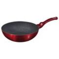 BerlingerHaus Wok »Metallic Line - Burgundy«, Ø 28 cm (Achtung LV: OSDE/BE/CZ/PL)