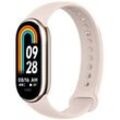 Xiaomi Smart Band 8 41,2 mm Kunststoff (GPS) Sportarmband Einheitsgröße Fitnesstracker champagne gold