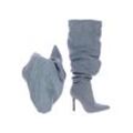 Zara Damen Stiefel, hellblau, Gr. 37