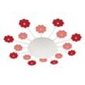 Kinder Decken Lampe rosa Spiel Zimmer Strahler Glas Wand Leuchte rund Micasa 4203.651.000.38