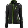 Fortis Damen Jacke 24, schw./limegreen, Gr. l