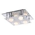 Led Design Decken Strahler Wohn Ess Zimmer Beleuchtung Glas Lampe Chrom Leuchte