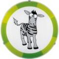 Eglo - Decken Kinder Lampe Wand Beleuchtung Spiel Zimmer Motiv Zebra Muster Streifen grün grau 94457