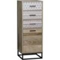 Highboard 'Benton' MDF, Metall