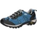 Wanderschuh BRÜTTING "Outdoorschuh Mount Bona Low", Gr. 39, blau, Veloursleder, Schuhe