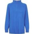 Troyer B.YOUNG "Stricktroyer BYNonina" Gr. M, blau (strong melange) Damen Pullover