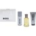 Duft-Set BOSS "Eau de Toilette Bottled" Parfüms Gr. 100 ml, grau (transparent) Herren Zeitloser Duft