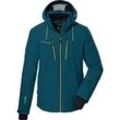 Skijacke KILLTEC "KSW 44 MN SKI JCKT", Herren, Gr. XXL, blau (dunkelpetrol), Oberstoff: 100% Polyester, Futter: 100% Polyester, Wattierung: 100% Polyester, sportlich, Jacken