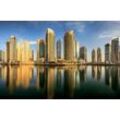 Fototapete PAPERMOON "Photo-Art MOHAMMED SHAMAA, PANORAMA-DUBAI-MARINA", bunt, B:4,50m L:2,80m, Vlies, Tapeten