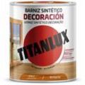 Titan - barniz sintético decoración brillante roble 0,250L lux M10100214