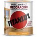 Titan - barniz sintético decoración brillante castaño 0,250L M10100114 lux