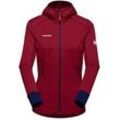 MAMMUT Taiss Light ML Hooded Jacket Women - Da., blood red-marine 3719 (L)