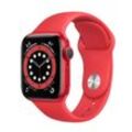 Apple Watch Series 6 (2020) GPS + Cellular 40 mm - Aluminium Rot - Sportarmband Rot