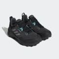 Wanderschuh ADIDAS TERREX "TERREX AX4" Gr. 37, schwarz (core schwarz, grau three, mint ton), Synthetik, Textil, Schuhe