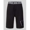 Sweatshorts mit elastischem Logo-Bund