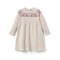 Kinder-Strick-Kleid - Beige/Meliert - Baby - Gr.: 74/80