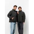 Daunenjacke JACK WOLFSKIN "DELLBRUECK JKT" Gr. XL, schwarz (granite, schwarz), Herren, OBERSTOFF: 100% POLYAMID; FUTTER: 100% POLYESTER; FÜLLUNG: 80% ENTENDAUNEN, 20% FEDER;, Jacken