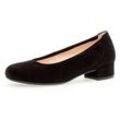 Pumps GABOR "ATHEN", Damen, Gr. 37, schwarz, Textil, klassisch, Schuhe, Abendschuh, Festtagsschuh, Blockabsatz, in komfortabler Schuhweite G