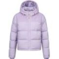 Steppjacke RAGWEAR "Amazze", Damen, Gr. L (40), lila (lavendel), Obermaterial 1: 100% Baumwolle, Obermaterial 2: 100% Polyester, Innenfutter: 100% Polyester, Wattierung: 100% Polyester, modisch, gerade hüftlang, hoch geschlossener Ausschnitt, Langarm Ärmel ohne Ärmelschlitz Rippstrickbündchen, Jacken, Stylische warme Damen Jacke für den Winter