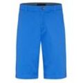 Bermudas BUGATTI, Herren, Gr. 50, Normalgrößen, blau, 98% Baumwolle, 2% Elasthan, casual, normal, Hosen, aus flexibler Baumwolle