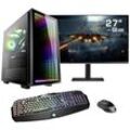 CSL Computer Gaming PC M10150H 68.6 cm (27 Zoll) WQHD AMD Ryzen 7 7800X3D 16 GB RAM 1000 GB SSD Nvidia GeForce RTX™ 4070 12 GB GDDR6X 89074